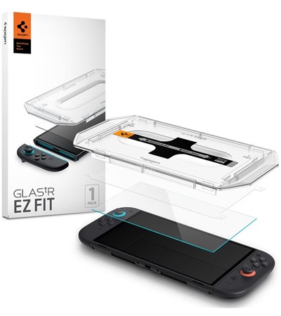 Spigen Glass.tR EZ Fit tvrzen sklo pro Nintendo Switch 2 2ks