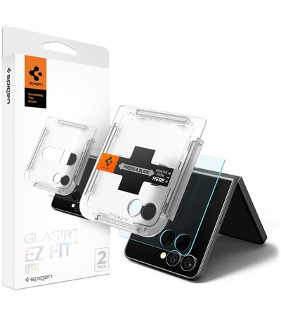 Spigen Glass.tR EZ Fit HD tvrzen sklo pro Samsung Galaxy Z Flip7 2ks