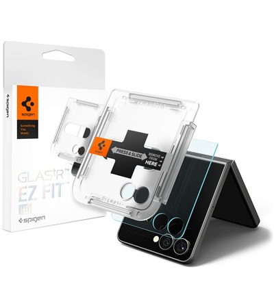Spigen Glass.tR EZ Fit HD tvrzen sklo pro Samsung Galaxy Z Flip7 2ks