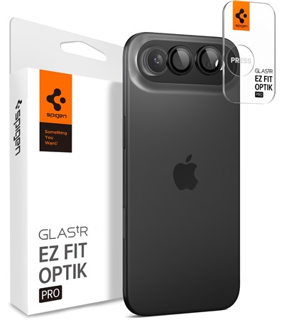 Spigen Glass.tR EZ Fit Optik Pro tvrzen sklo na oky fotoapartu pro Apple iPhone Air 2ks ern