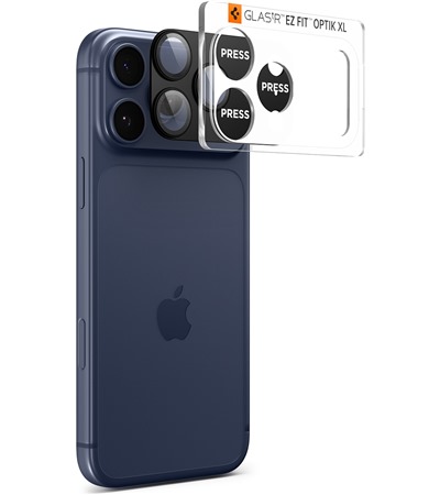 Spigen Glass.tR EZ Fit Optik Pro XL tvrzen� sklo na modul fotoapar�tu pro Apple iPhone 17 Pro Max �ern�