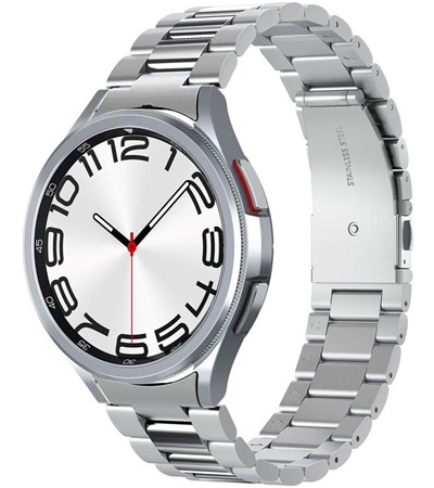 Spigen Modern Fit 316L Band nerezov� �em�nek pro Samsung Galaxy Watch6 Classic 47mm st��brn�