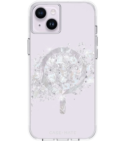 Case Mate Touch of Pearl odoln zadn kryt s podporou MagSafe pro Apple iPhone 14 Plus ir
