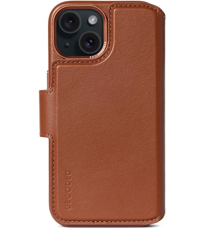 Decoded Leather Detachable Wallet flipov pouzdro s podporou MagSafe pro Apple iPhone 15 Plus hnd