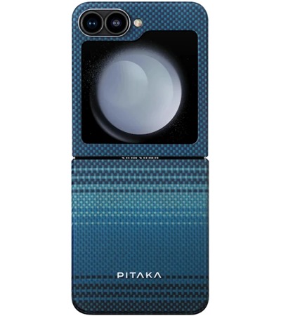 Pitaka MagEZ 5 aramidov� kryt s podporou MagSafe pro Samsung Galaxy Z Flip7 FE / Flip6 modr� Sleva 10 % na modr� grip 3 ,Sleva 10 % na hn�d� grip 3 