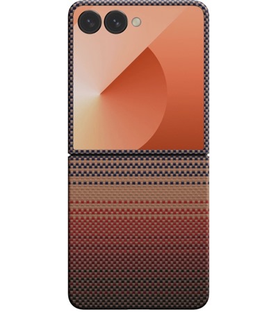 Pitaka Ultra-Slim Case aramidov kryt s podporou MagSafe pro Samsung Galaxy Z Flip7 ern