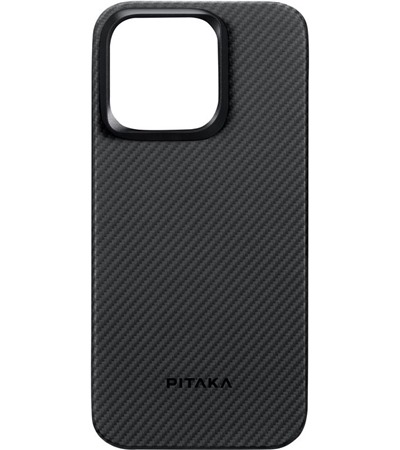 Pitaka MagEZ 4 aramidový kryt s podporou MagSafe pro Apple iPhone 15 Pro Max černý