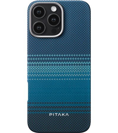 Pitaka Tactile Woven Case aramidov� kryt s podporou MagSafe pro Apple iPhone 16 Pro modr� Sleva 10 % na modr� grip 3 