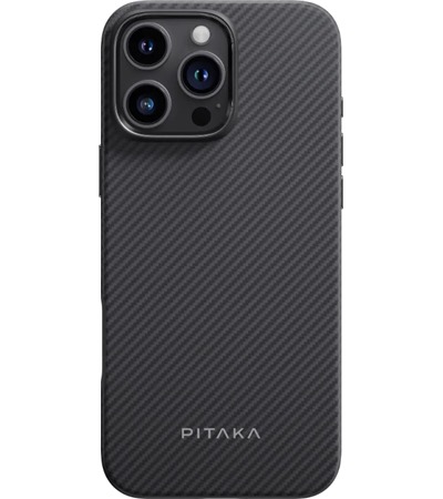 Pitaka Military-Grade Protective Case odoln� aramidov� kryt s podporou MagSafe pro Apple iPhone 16 Pro �ern� 2,5D sklo zdarma ,Sleva 5 % na dr��k ,Sleva 10 % na �ern� grip 3 ,Sleva 10 % na modr� grip 3 