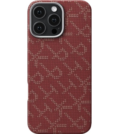 Pitaka Tactile Woven Case Monogram aramidov� kryt s podporou MagSafe pro Apple iPhone 16 Pro zelen� Sleva 10 % na modr� grip 3 ,Sleva 10 % na hn�d� grip 3 