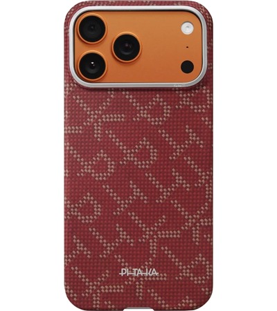 Pitaka Edge Case PTK Leaping aramidov kryt s podporou MagSafe pro Apple iPhone 17 Pro zelen/zlat