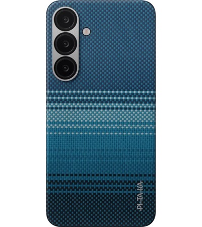 Pitaka Tactile Woven Case aramidov� kryt s podporou MagSafe pro Samsung Galaxy S25 modr� 2,5D sklo za 50% ,Sleva 5 % na dr��k ,Sleva 10 % na modr� grip 3 