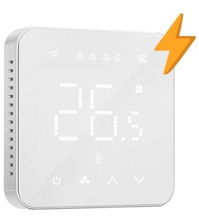 Meross Smart Wi-FI termostat pro kotel a topní systém bílý 4smarts GaN Flex Pro 200W PD / QC nabíječka s prodlužovacím adaptérem