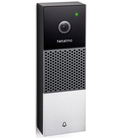 Netatmo Smart Video Doorbell domovn zvonek ern LDNIO SC10610 prodluovac kabel 2m 10x zsuvka, 5x USB-A, 1x USB-C bl