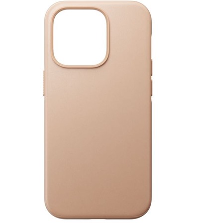 Nomad Modern Leather MagSafe zadn kryt pro Apple iPhone 14 Pro tmav hnd