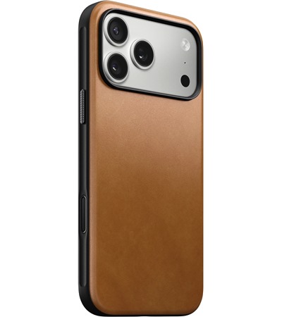 Nomad Modern Leather ko�en� zadn� kryt pro Apple iPhone 17 Pro Max sv�tle hn�d�