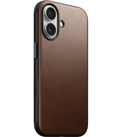 Nomad Modern Leather koen zadn kryt pro Apple iPhone 17 hnd