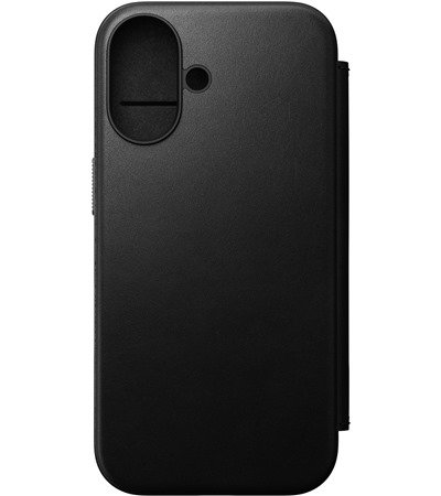 Nomad Modern Leather Folio koen flipov pouzdro pro Apple iPhone 16 hnd