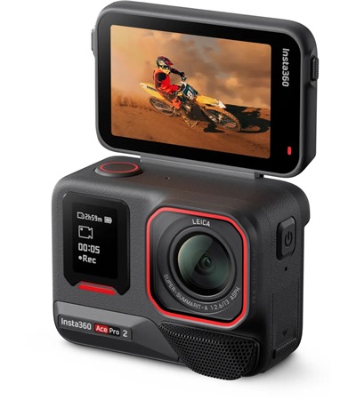 Insta360 Ace Pro 2 ak�n� kamera �ern� Tech-Protect PC6X6 prodlu�ovac� kabel 2m 6x z�suvka, 3x USB-A 3x USB-C 