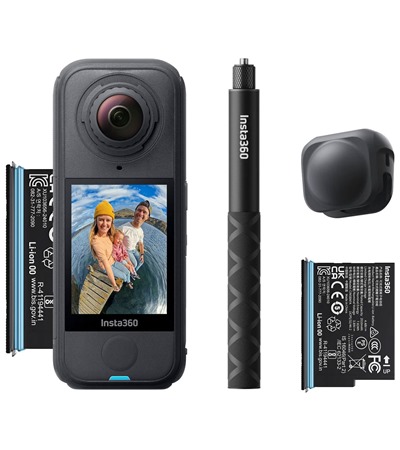 Insta360 X4 Air Starter Bundle ak�n� kamera �ern� Tech-Protect PC6X6 prodlu�ovac� kabel 2m 6x z�suvka, 3x USB-A 3x USB-C 