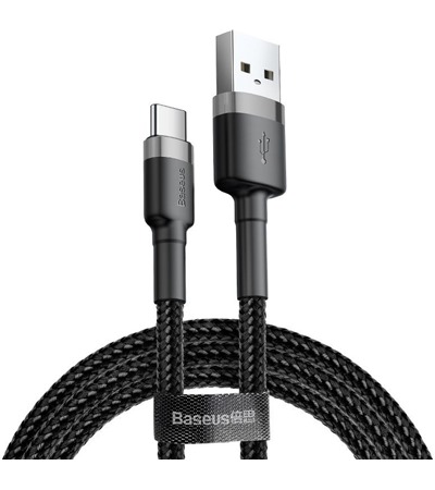 Baseus Cafule Series USB-A / USB-C 0,5m opleten ern / ed kabel Sleva 15% na organizr kabel