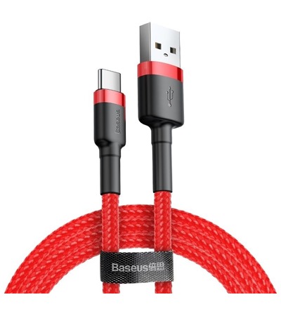 Baseus Cafule Series USB-A / USB-C 2m opleten erven kabel Sleva 15% na organizr kabel