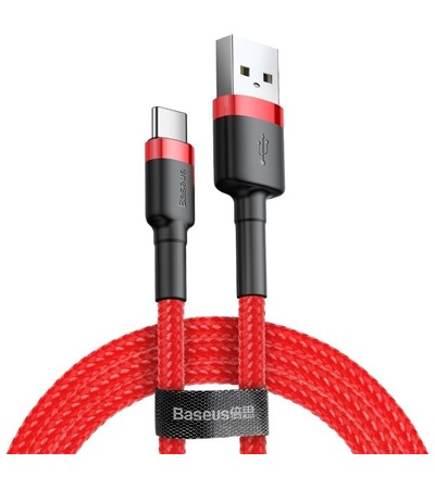 Baseus Cafule Series USB-A / USB-C 2m opleten erven kabel Sleva 15% na organizr kabel  