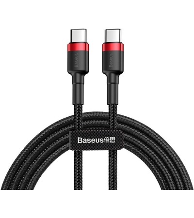 Baseus Cafule Series USB-C / USB-C 60W 1m opleten erven kabel Sleva 15% na organizr kabel  