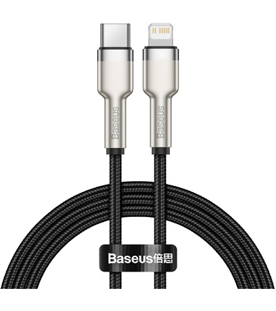 Baseus Cafule Series USB-C / Lightning 20W 1m opleten bl kabel Sleva 15% na organizr kabel