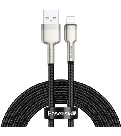 Baseus Cafule Series USB-A / Lightning 2m opleten ern kabel Sleva 15% na organizr kabel