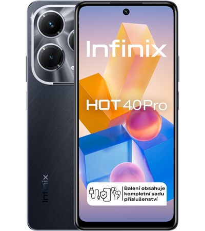 Infinix Hot 40 Pro 8GB / 256GB Dual SIM Starlit Black