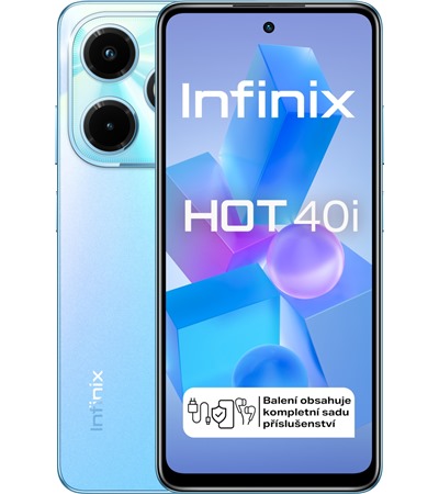 Infinix Hot 40i 4GB / 128GB Dual SIM Starlit Black LDNIO SC10610 prodluovac kabel 2m 10x zsuvka, 5x USB-A, 1x USB-C bl