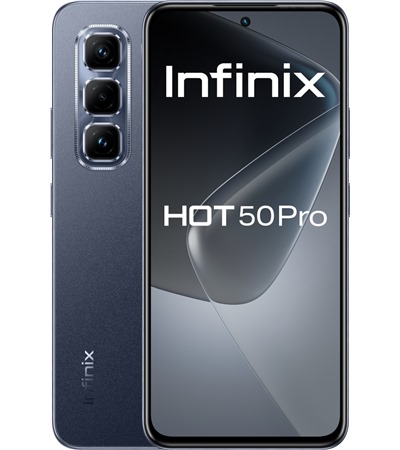 Infinix Hot 50 Pro 8GB / 128GB Dual SIM Sleek Black Samsung PRO Ultimate SDXC 256GB + USB adaptr 