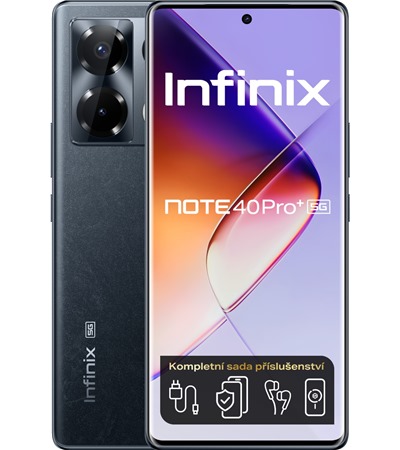 Infinix Note 40 Pro+ 5G 12GB / 256GB Dual SIM Obsidian Black