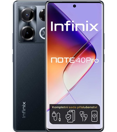 Infinix Note 40 Pro 12GB / 256GB Dual SIM Obsidian Black