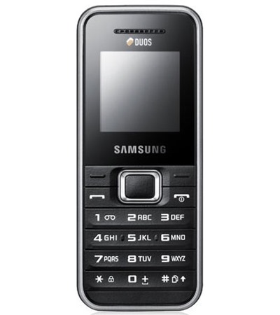Samsung E1182 Duos Silver