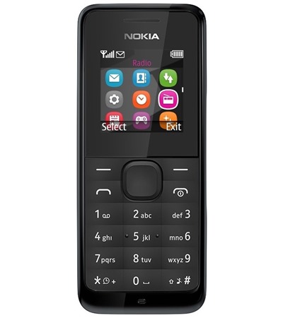 Nokia 105 Dual-SIM Black