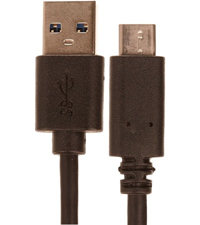 CELLFISH USB-A / USB-C 1m ern kabel Sleva 15% na organizr kabel  