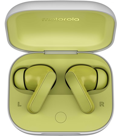 Motorola Moto Buds bezdr�tov� sluch�tka s aktivn�m potla�en�m hluku tmav� modr� Tech-Protect PC6X6 prodlu�ovac� kabel 2m 6x z�suvka, 3x USB-A 3x USB-C 