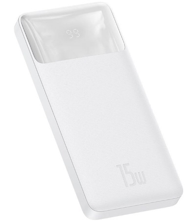 Baseus Bipow Overseas Edition powerbanka 15W 10000mAh PD bl Tech-Protect PC6X6 prodluovac kabel 2m 6x zsuvka, 3x USB-A 3x USB-C 