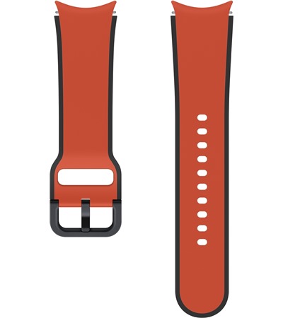 Samsung Sport Band dvoubarevn sportovn emnek 20mm Quick Release pro smartwatch erven S / M (ET-STR90SREGEU)