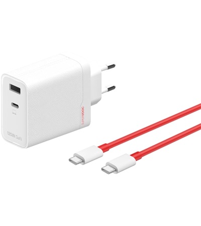 OnePlus SuperVOOC Dual Ports 120W USB-C/USB-A nabjeka s kabelem bl ZDARMA 100W kabel OnePlus ,Tech-Protect PC6X6 prodluovac kabel 2m 6x zsuvka, 3x USB-A 3x USB-C 