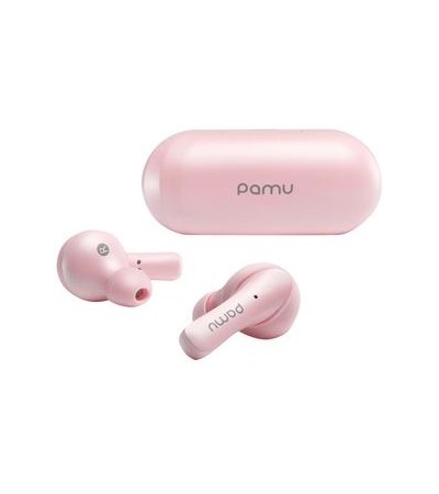 Padmate PaMU Slide Mini bezdrátová sluchátka růžová SLEVA na FIXED 20W nabíječka s PD