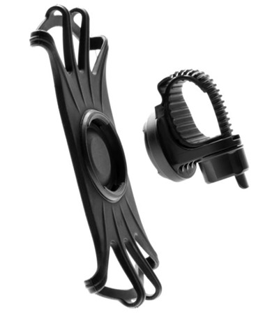 FIXED Bikee 2 odnmateln silikonov drk na motorku, kolo ern