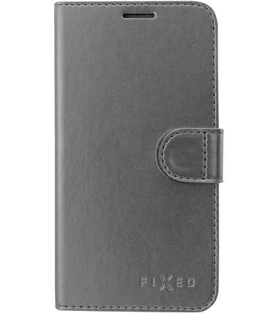 FIXED FIT Shine flipové pouzdro pro Apple iPhone 13 Pro antracitové Slevou na nabíječku FIXED mini 20W 25%