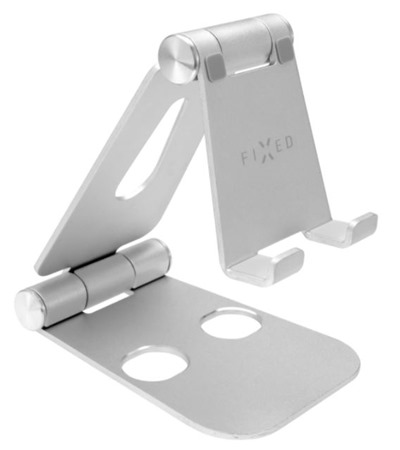 FIXED Frame Phone hlinkov stojnek na stl pro mobiln telefony stbrn