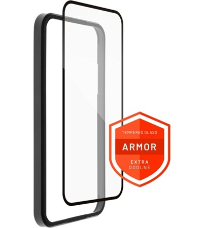 FIXED Armor prémiové ochranné tvrzené sklo pro Apple iPhone 15 černé