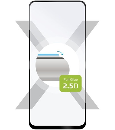 FIXED Full-Cover tvrzen� sklo pro Motorola Moto G23 �ern�