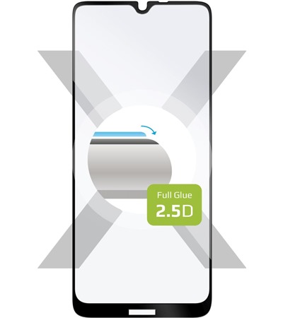 FIXED Full-Cover tvrzen� sklo pro Nokia G10 Full-Frame �ern�