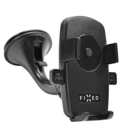 FIXED FIX1 Univerzální držák do auta s přísavkou pro mobilní telefony a smartphony o šířce 5-7 cm možnost přikoupení MFI Lightning kabel se slevou 10%